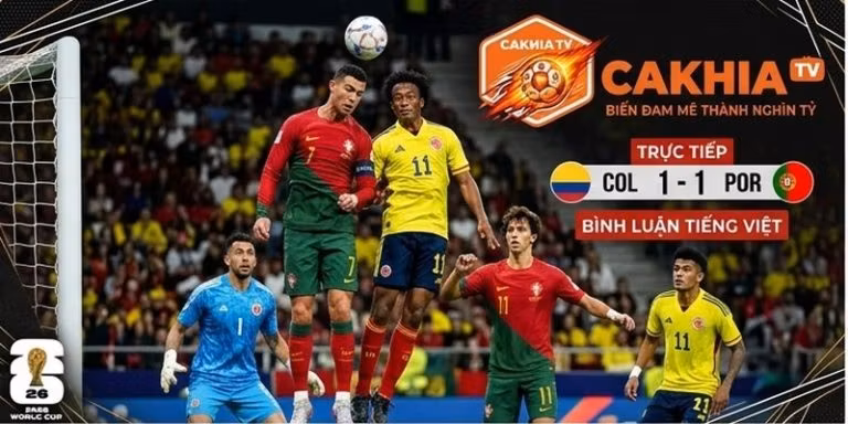 Colombia VS Bồ Đào Nha